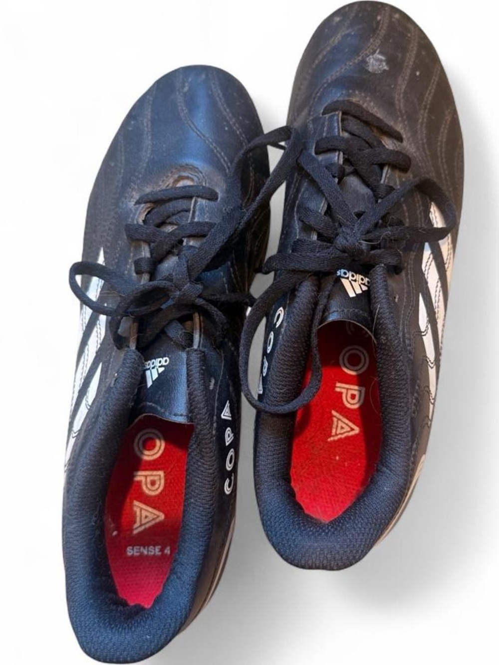 Adidas black Copa Sense 4 FG football boots #football #cleats